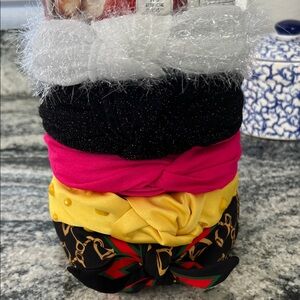 Colorful Knotted Headbands Set